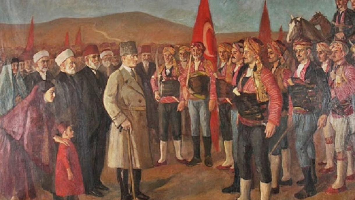 Отбелязана бе годишнината от идването на Ататюрк в Анкара...