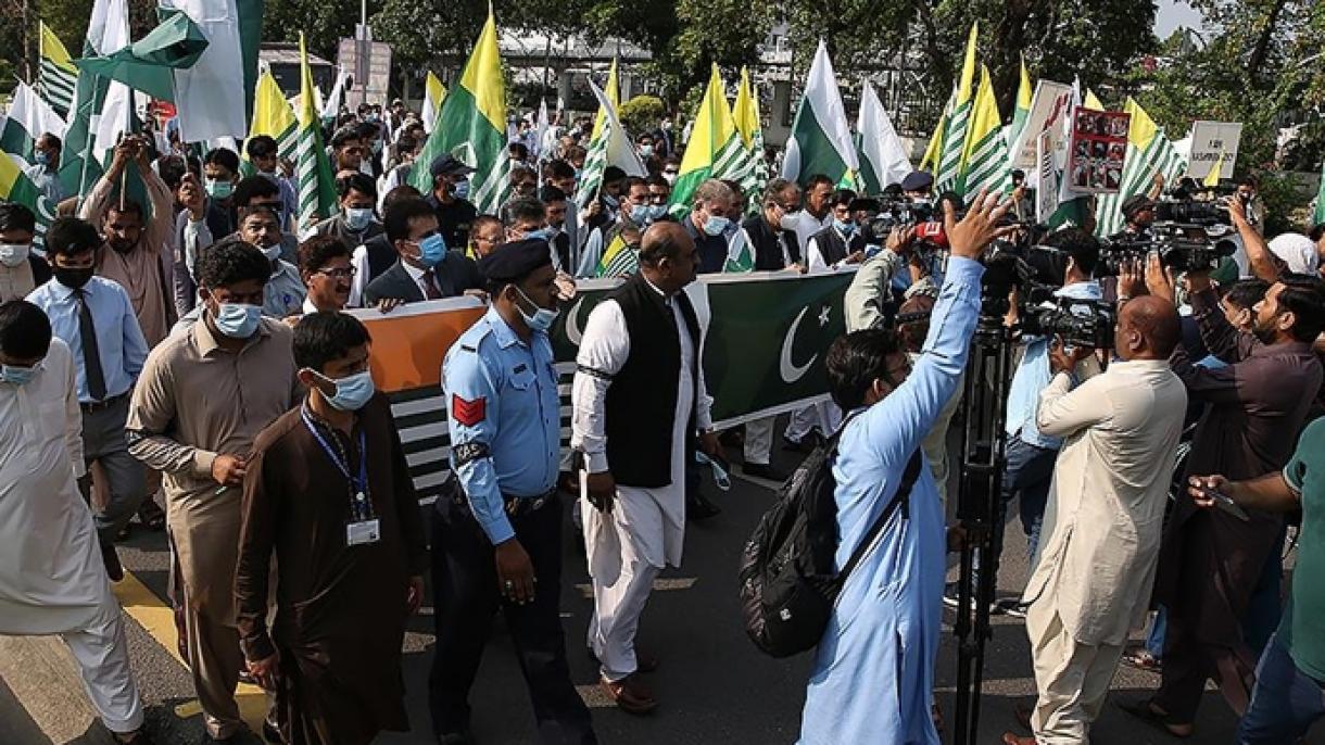 راهپیمایی همبستگی با مردم جامو و کشمیر در اسلام آباد