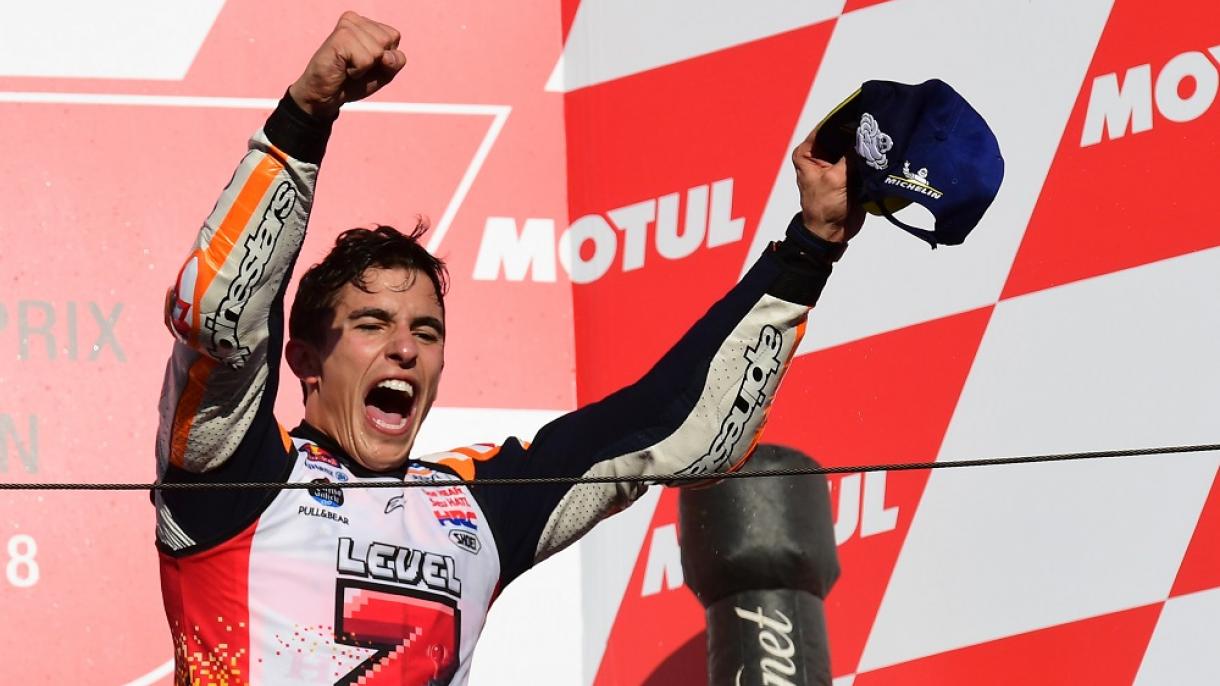 El español Márquez, campeón del mundo de MotoGP