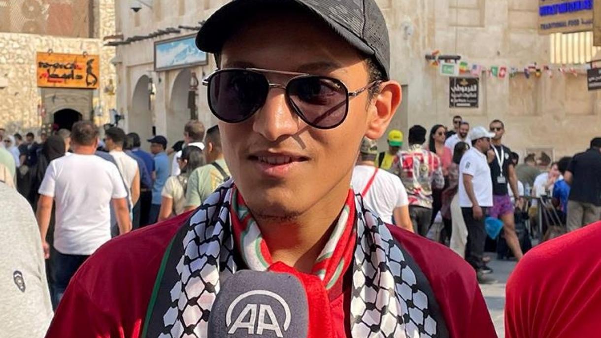 طرفداران تیم ملی فوتبال مراکش امیدوار به قهرمانی در جام جهانی 2022 قطر