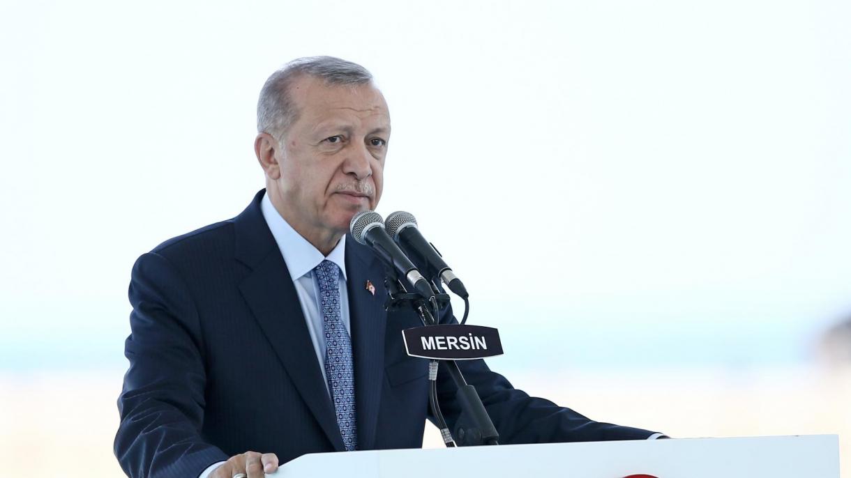 اردوغان: کشتی حفاری عبدالحمیدخان نمادچشم اندازجدیدتورکیه