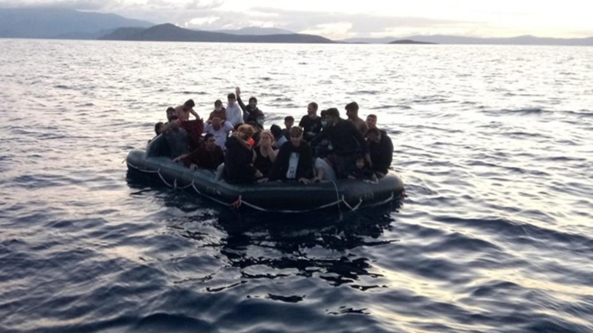 Guardia Costiera Turca recupera 37 migranti nel Mar Egeo