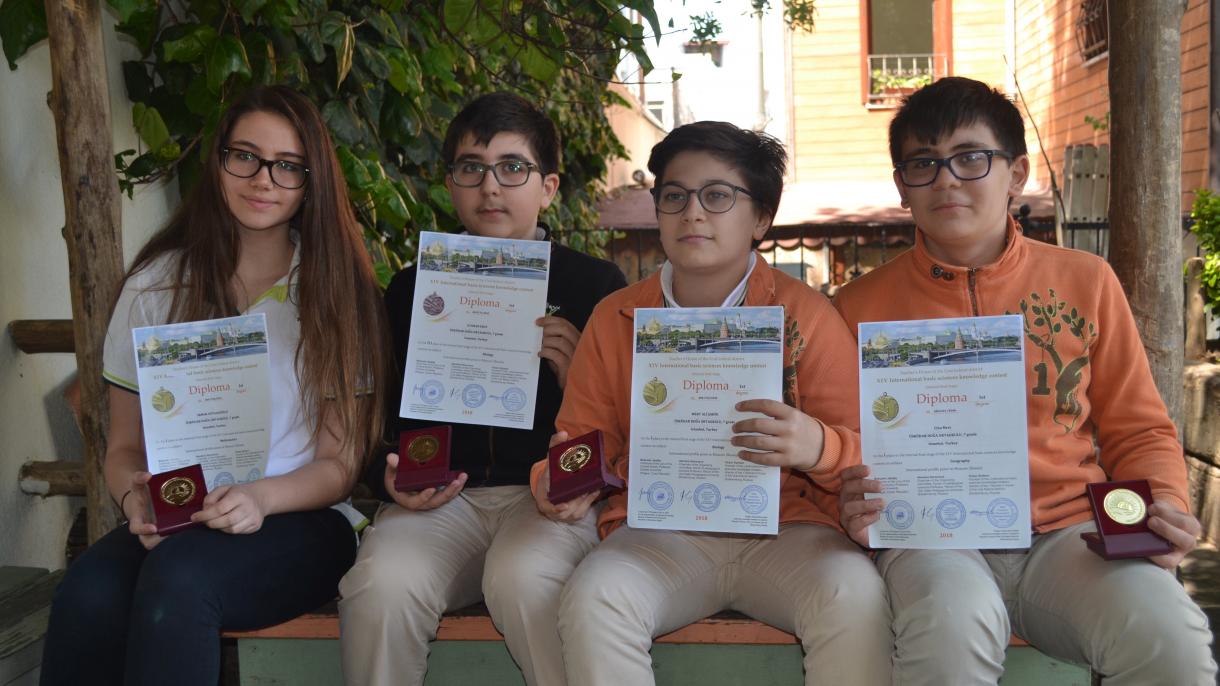 Los estudiantes turcos se llevaron medallas en los concursos internacionales