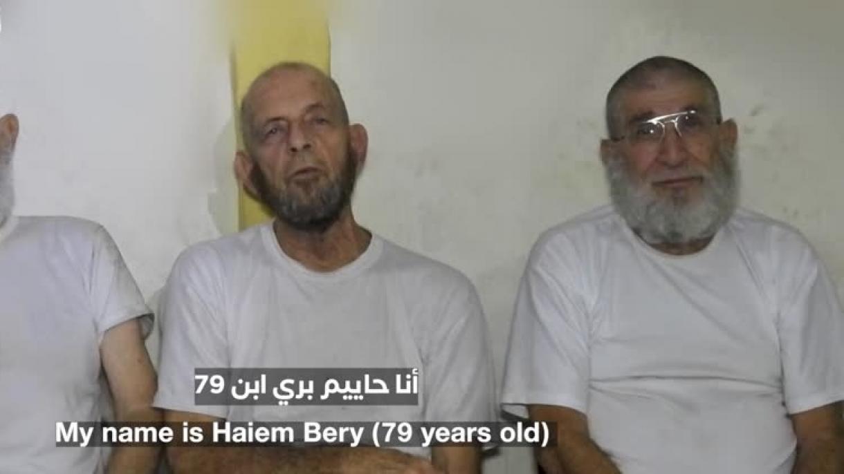 Közzétettek egy videofelvételt az izraeli foglyokról