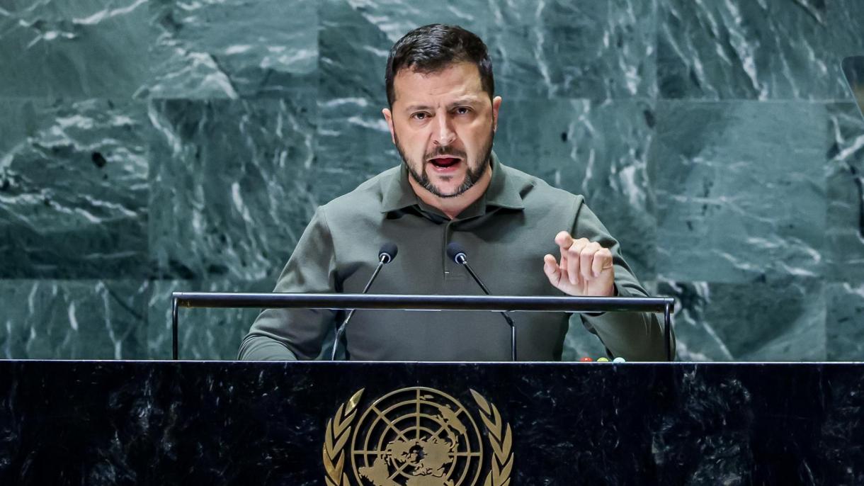 سخنرانی زلنسکی در مجمع عمومی سازمان ملل متحد در نیویورک