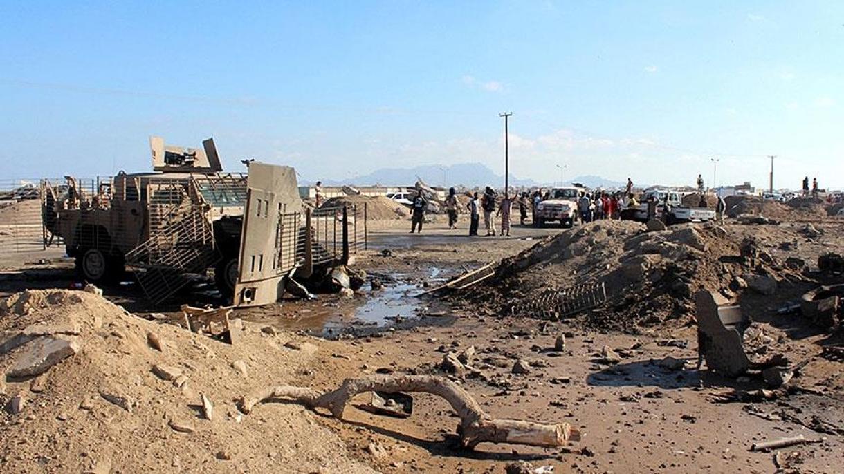 یمن کے شہر ال مقلا میں ایک فوجی ہیڈ کوارٹر پر خود کش حملہ، 25 فوجی ہلاک 60 زخمی