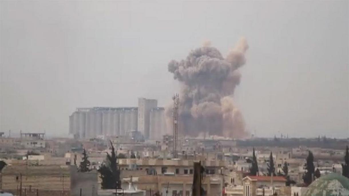 Ataque aéreo da Rússia na zona de distensão de Idlib