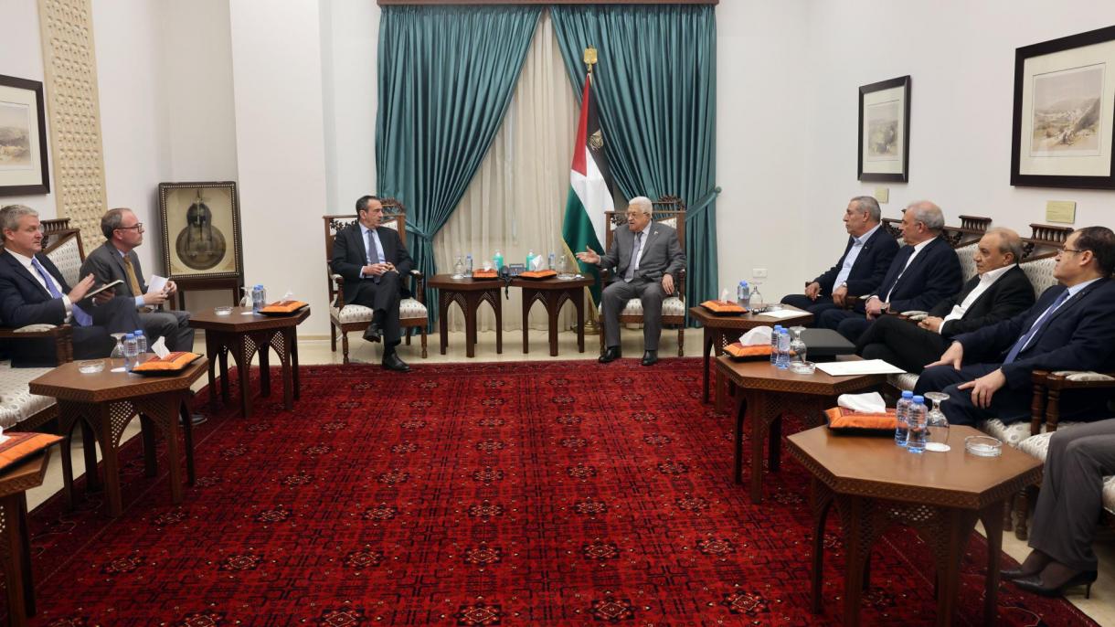 A palesztin államfő amerikai tisztségviselővel tárgyalt Gázáról
