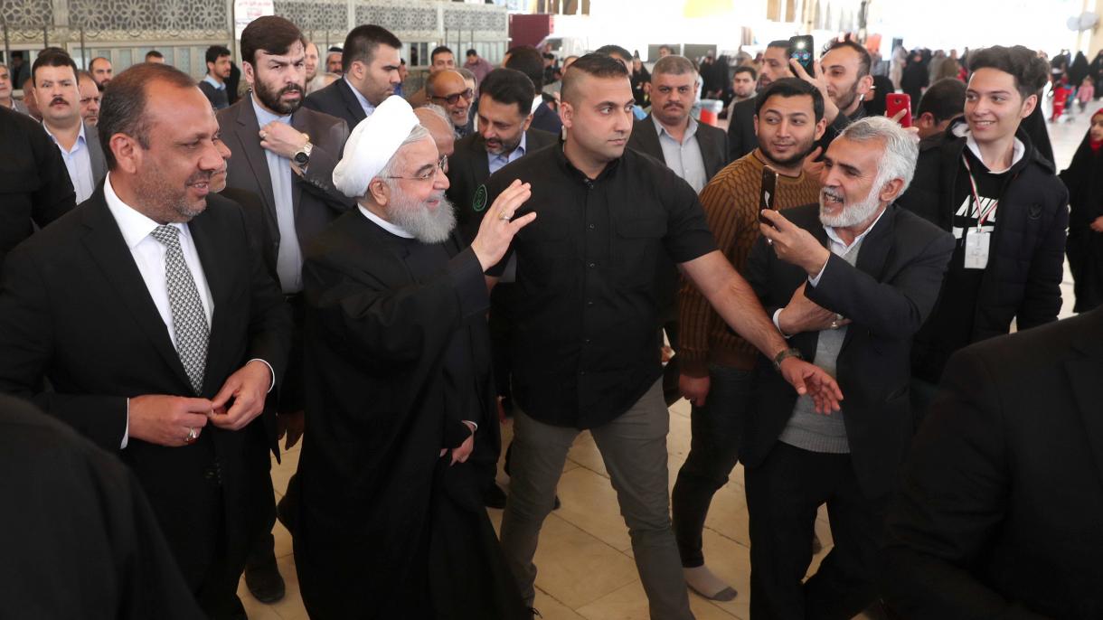 Hәsәn Ruhani Ayәtullah Әli Sistani ilә görüşüb