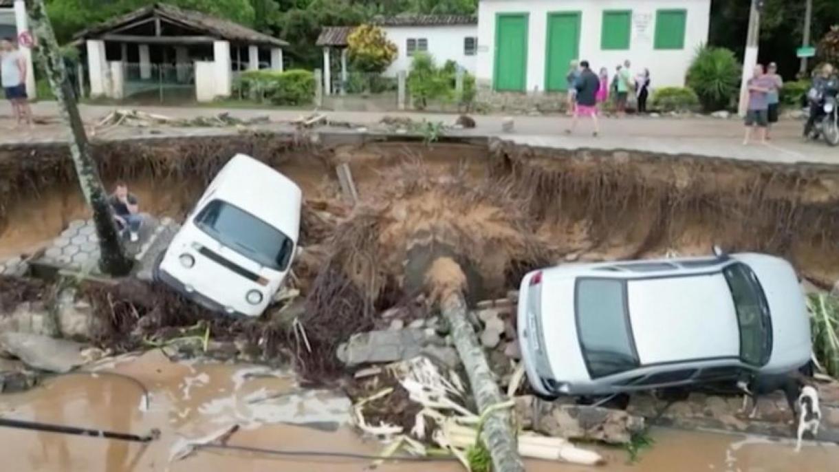 افزایش قربانیان طوفان در برزیل به 16 نفر