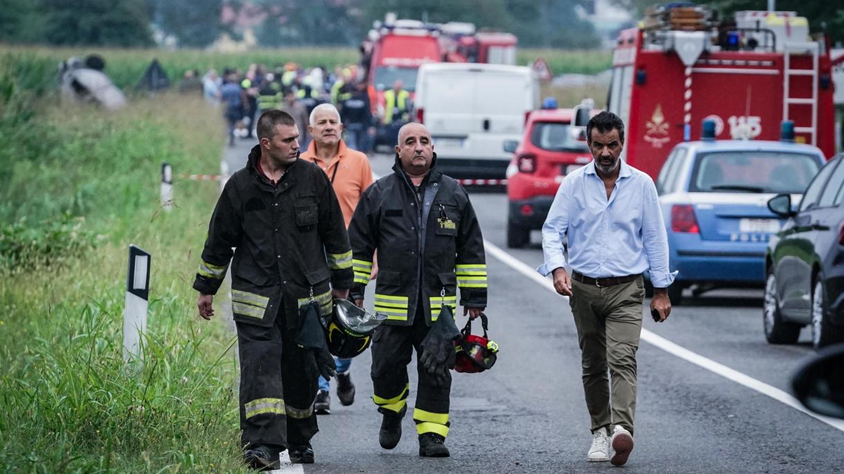 Avión acrobático se estrelló en Italia