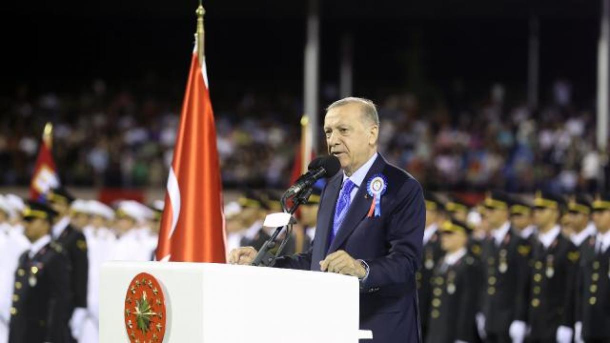 سخنرانی اردوغان درجشن فارغ التحصیلی درآکادمی پولیس و گارد ساحلی