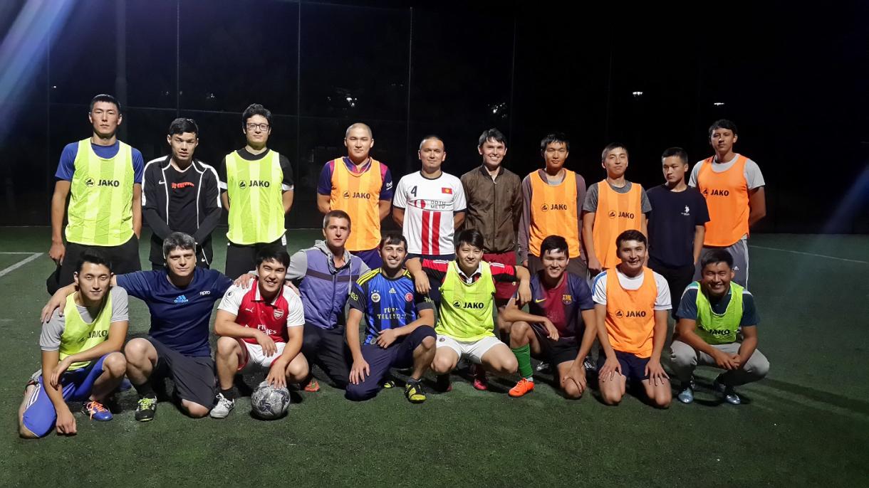 Кыргызстандык студенттер Анкарада футбол ойноду