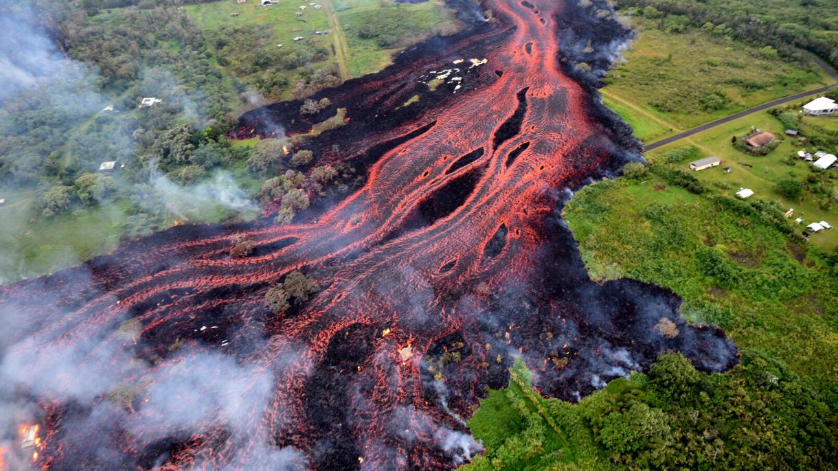Tombol a Kilauea vulkán Hawaiin