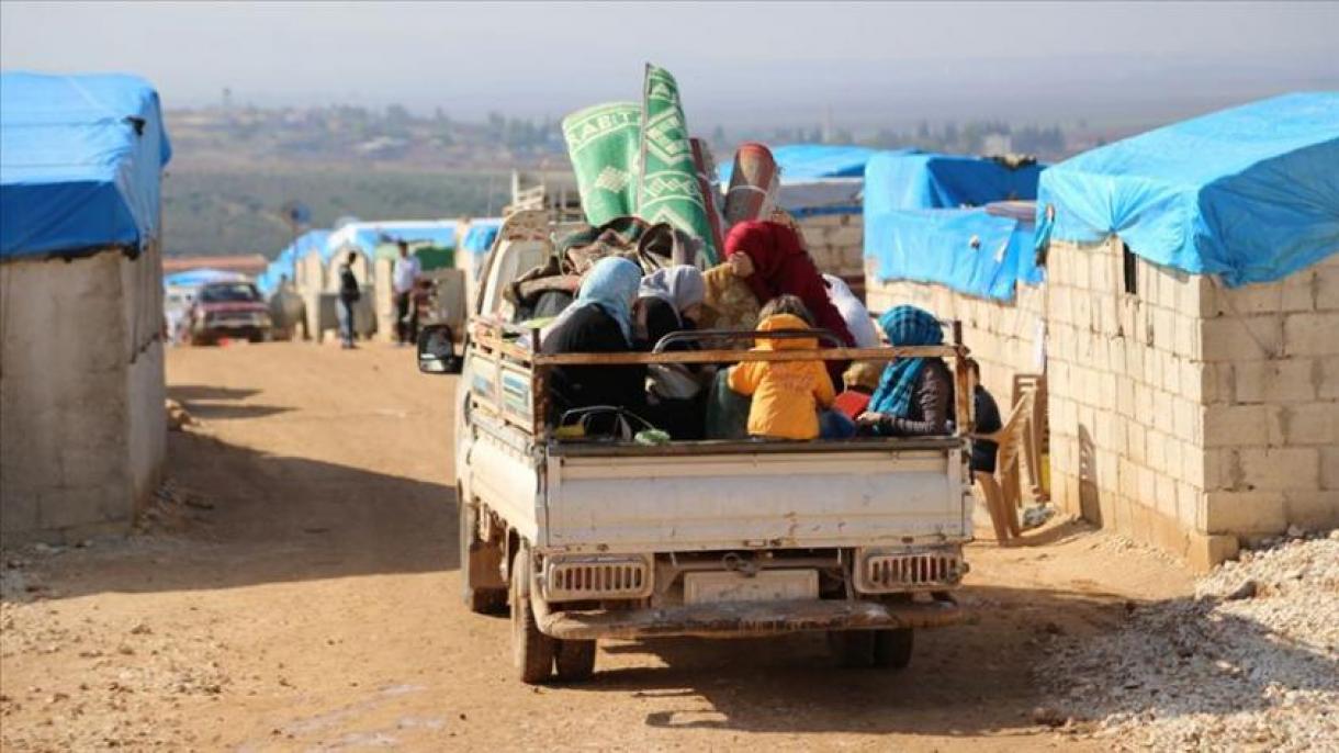 124.000 civil támadások miatt otthona elhagyására  Szíriában