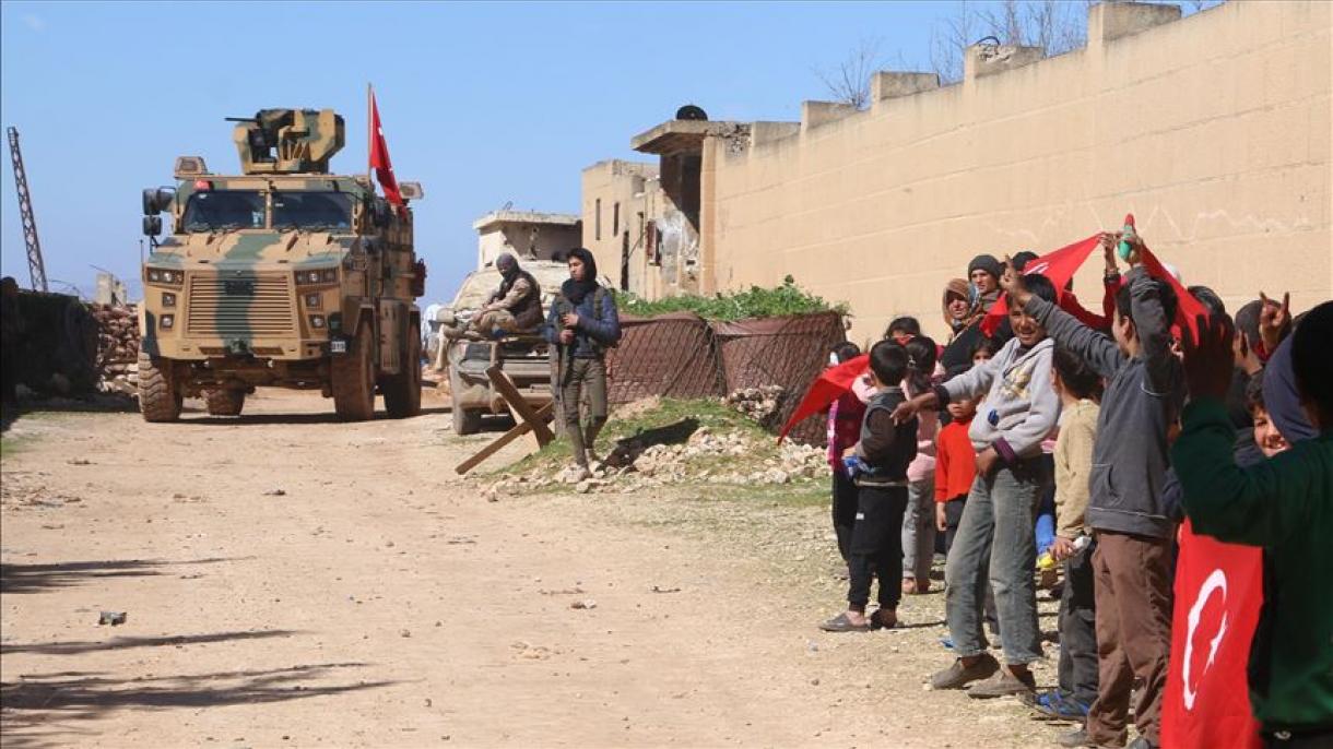 پایان نخستین گشت‌زنی نیروهای مسلح ترکیه در ادلب