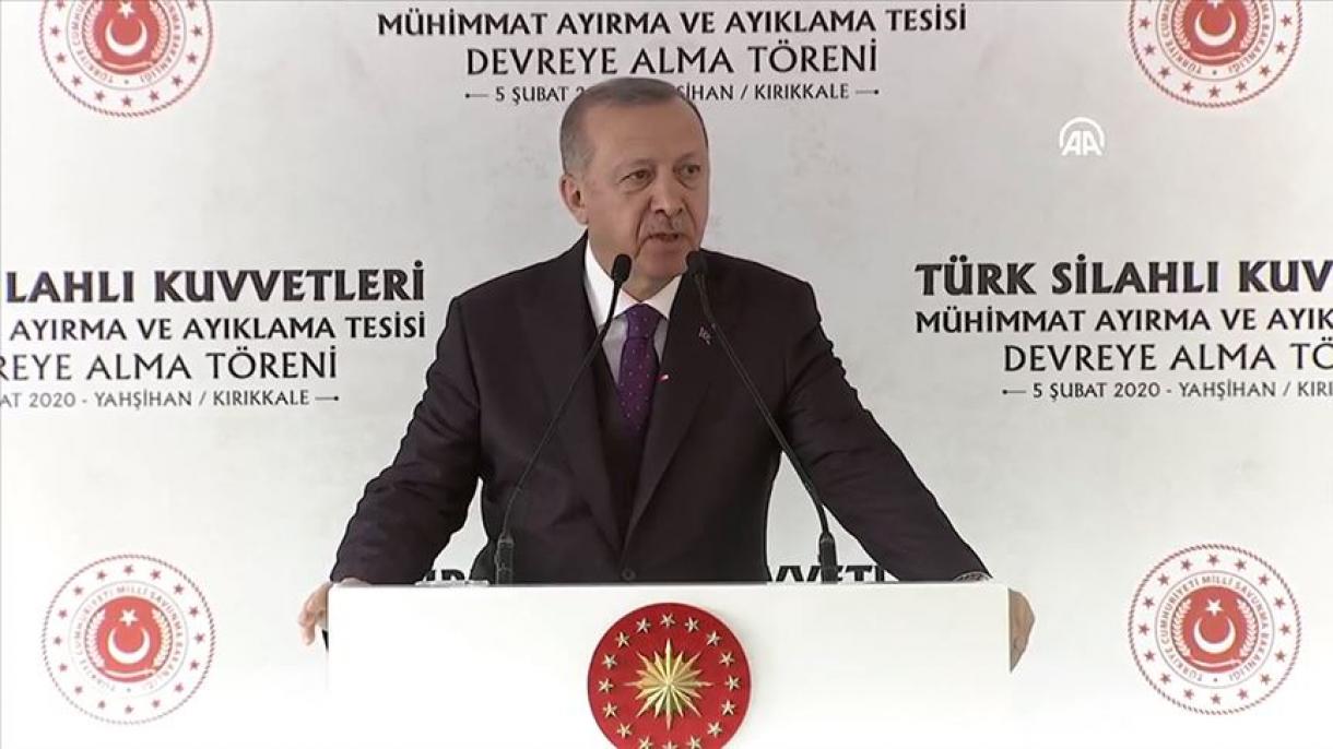 Erdogan ýerli harby uçaryň 2023-nji ýylda angardan çykjakdygyny habar berdi