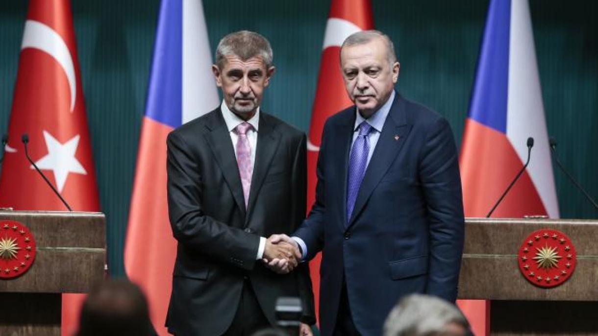 Conferința de presă Erdogan - Babis