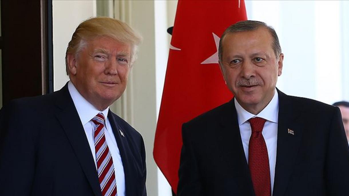 ترامپ جمهور باشقانی اردوغانا تشککور ائدیب