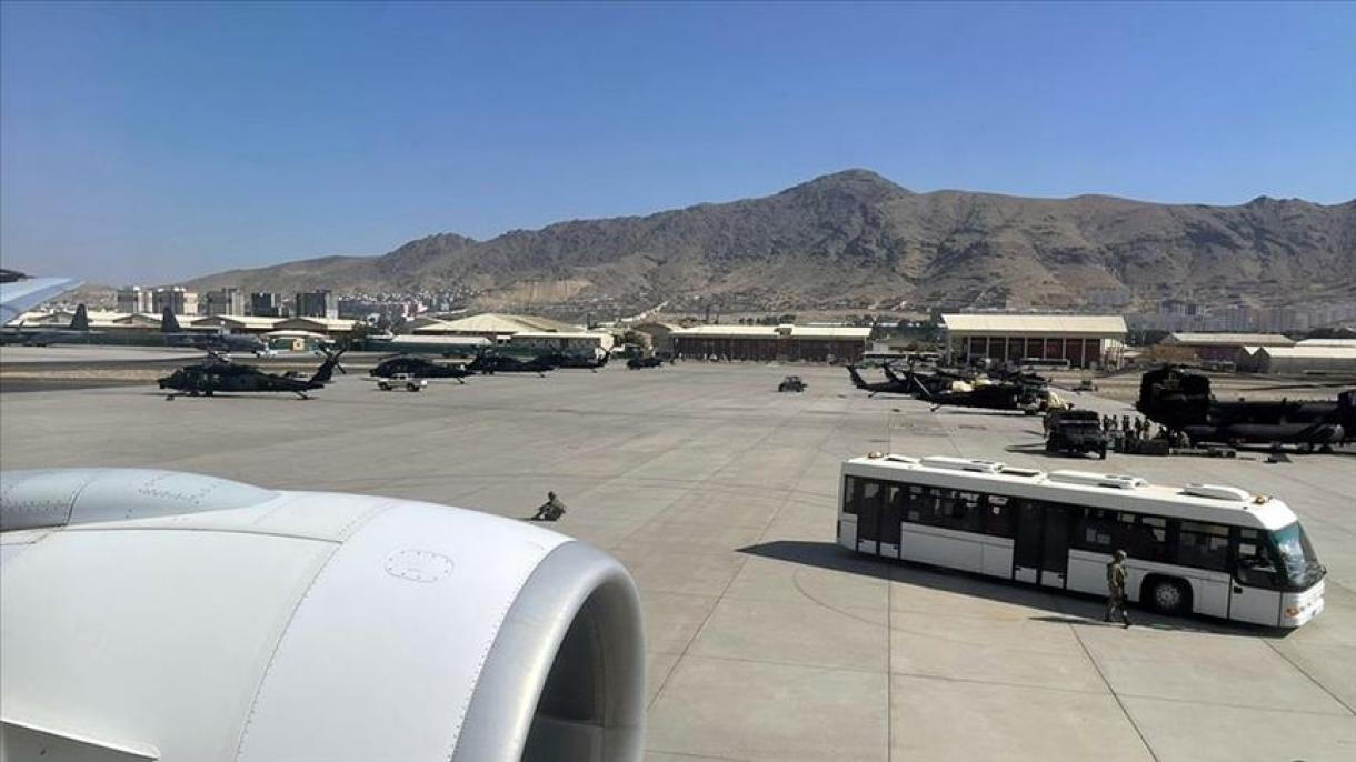 پروازها در فرودگاه کابل از سر گرفته شد