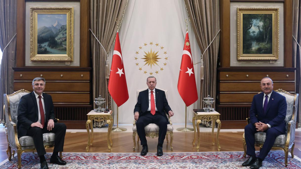 Prezident Erdogan Mustafa Karadaýyny kabul etdi
