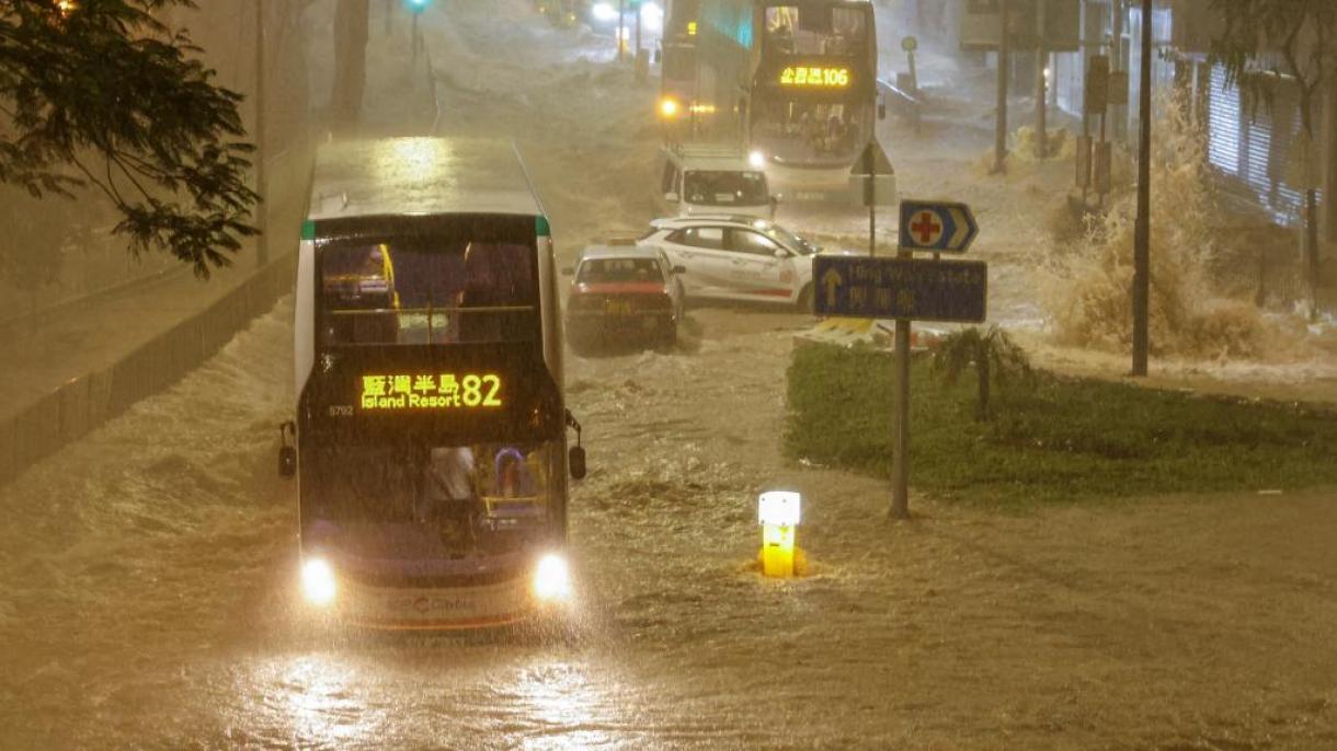 香港遭受140年以来最强暴雨侵袭