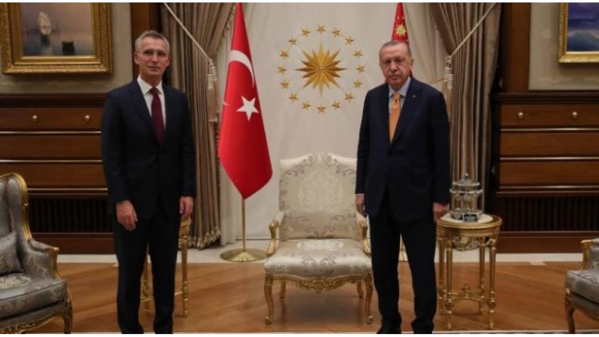 Президент Ердоған НАТО Бас хатшысын қабылдады