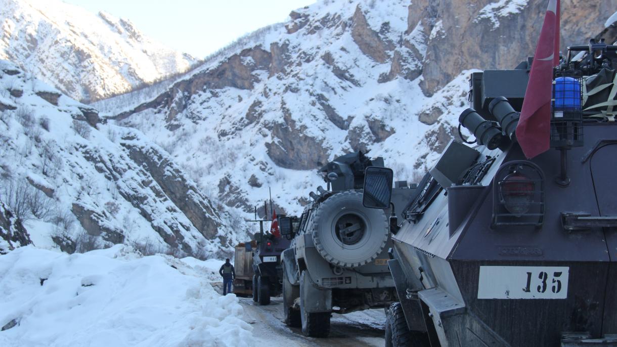 Prosiguen operaciones contra el PKK a pesar de las condiciones difíciles de invierno