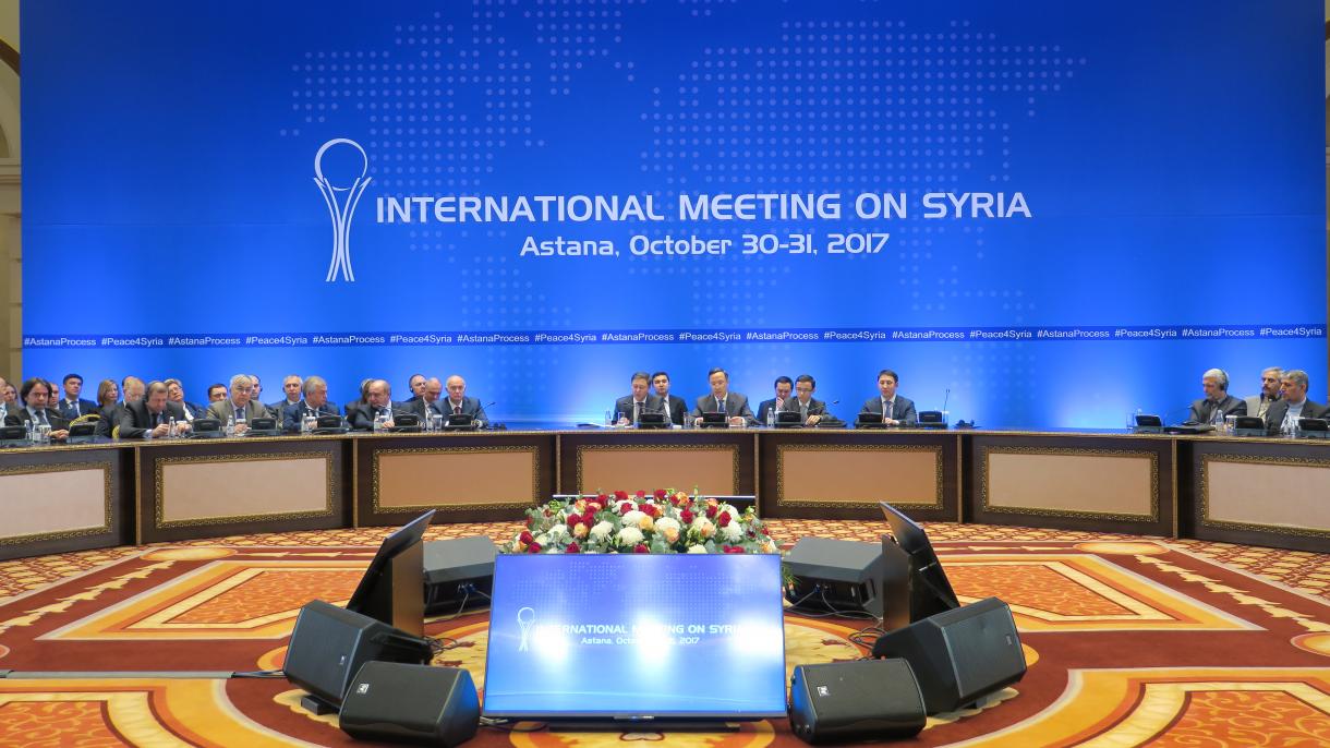 Interlocutores participam das reuniões bilaterais da Síria em Astana