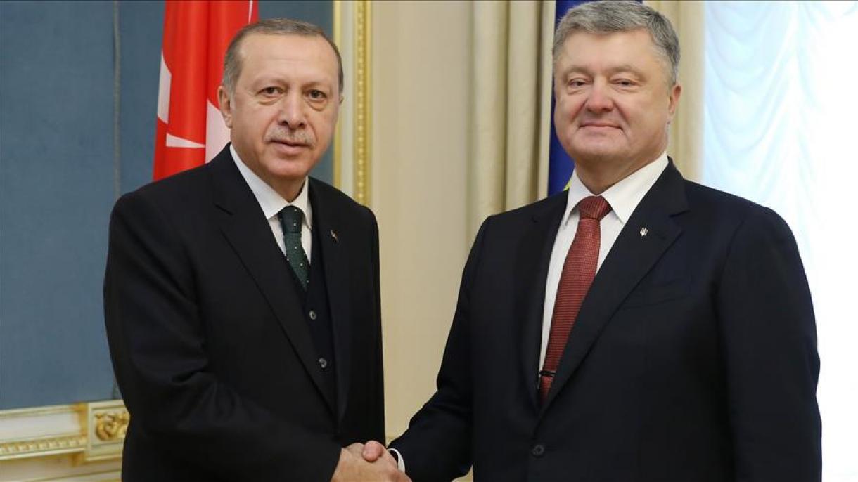 埃尔多安与乌克兰总统波罗申科举行闭门会谈