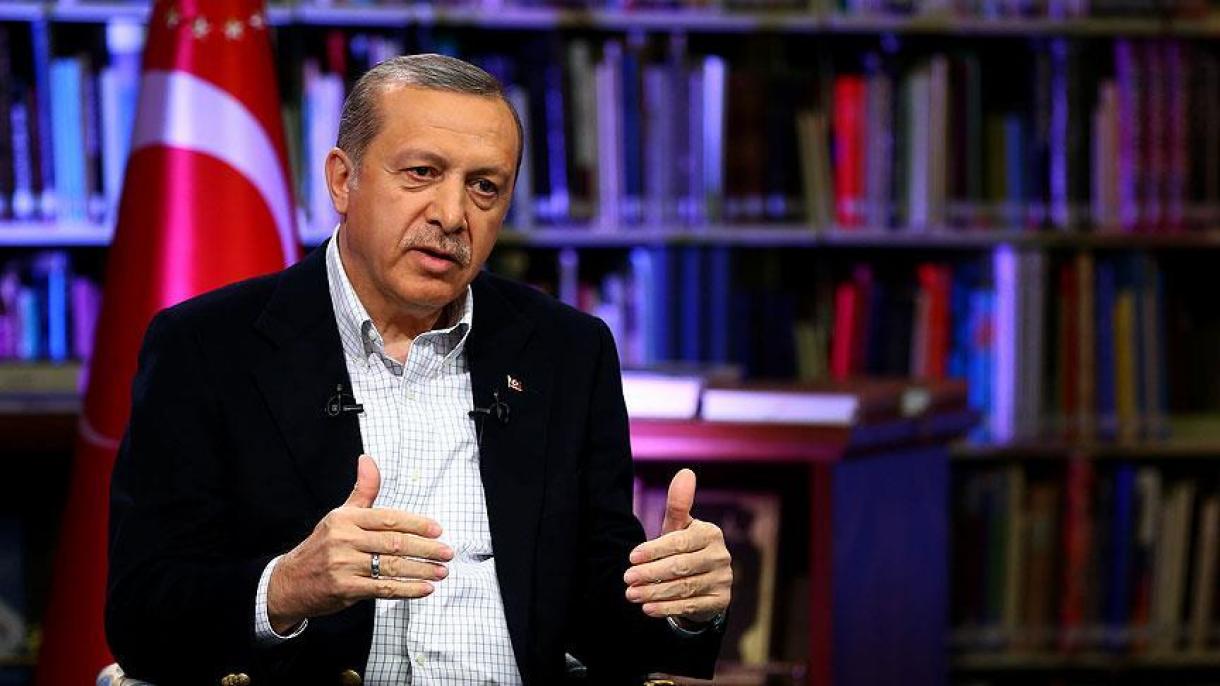 Katari tévének nyilatkozott Erdoğan elnök