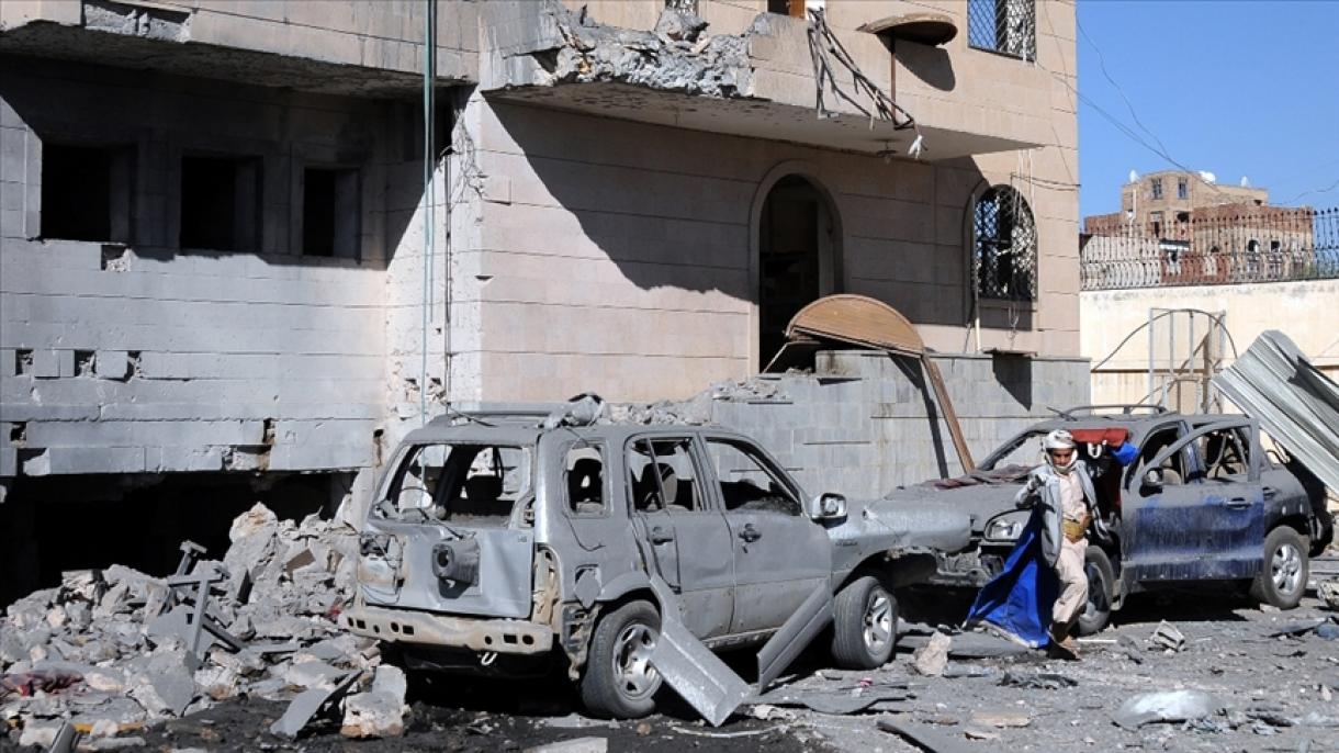 کشته شدن یک کارشناس نظامی ایرانی و 9 نفر دیگر در حمله هوایی ائتلاف عربی به یمن