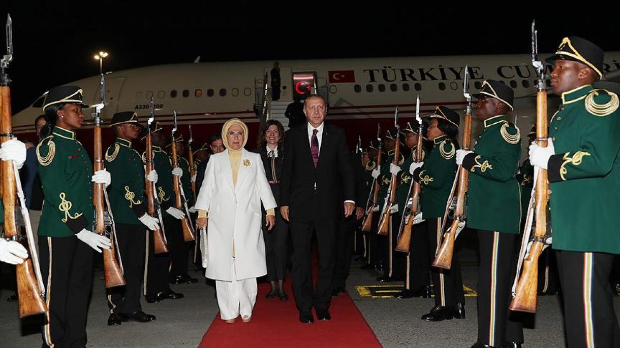 Erdoğan Johannesburgba utazott