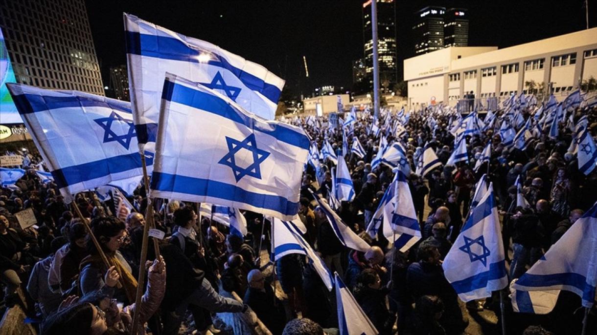 以色列数万人继续上街反对内塔尼亚胡政府