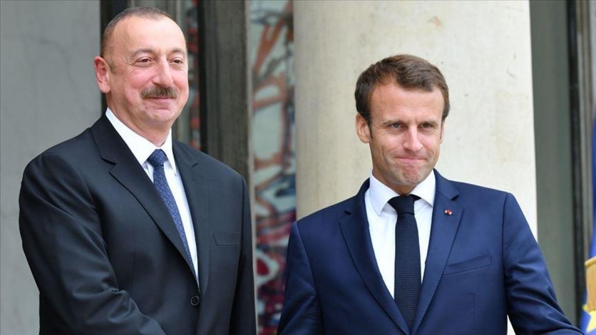 Aliyev e Macron conversaram por telefone