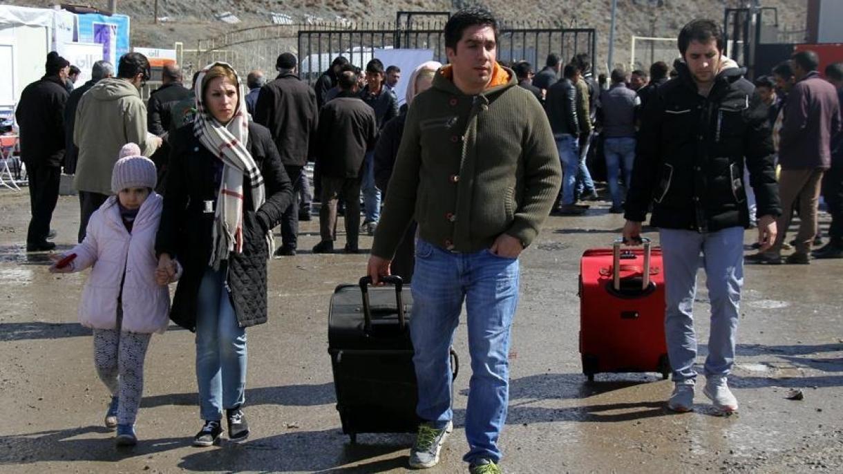 ازدحام گردشگران ایرانی در مرز ترکیه