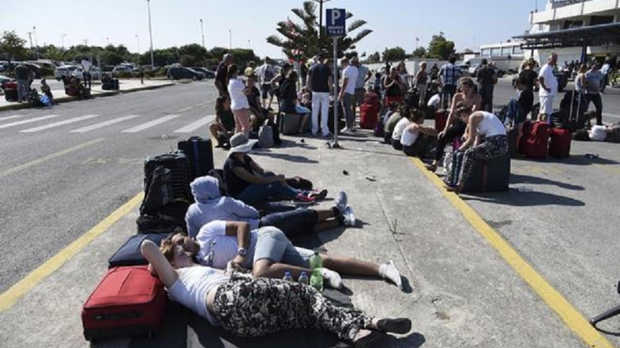 310 turcos evacuados de ilha grega após o terremoto