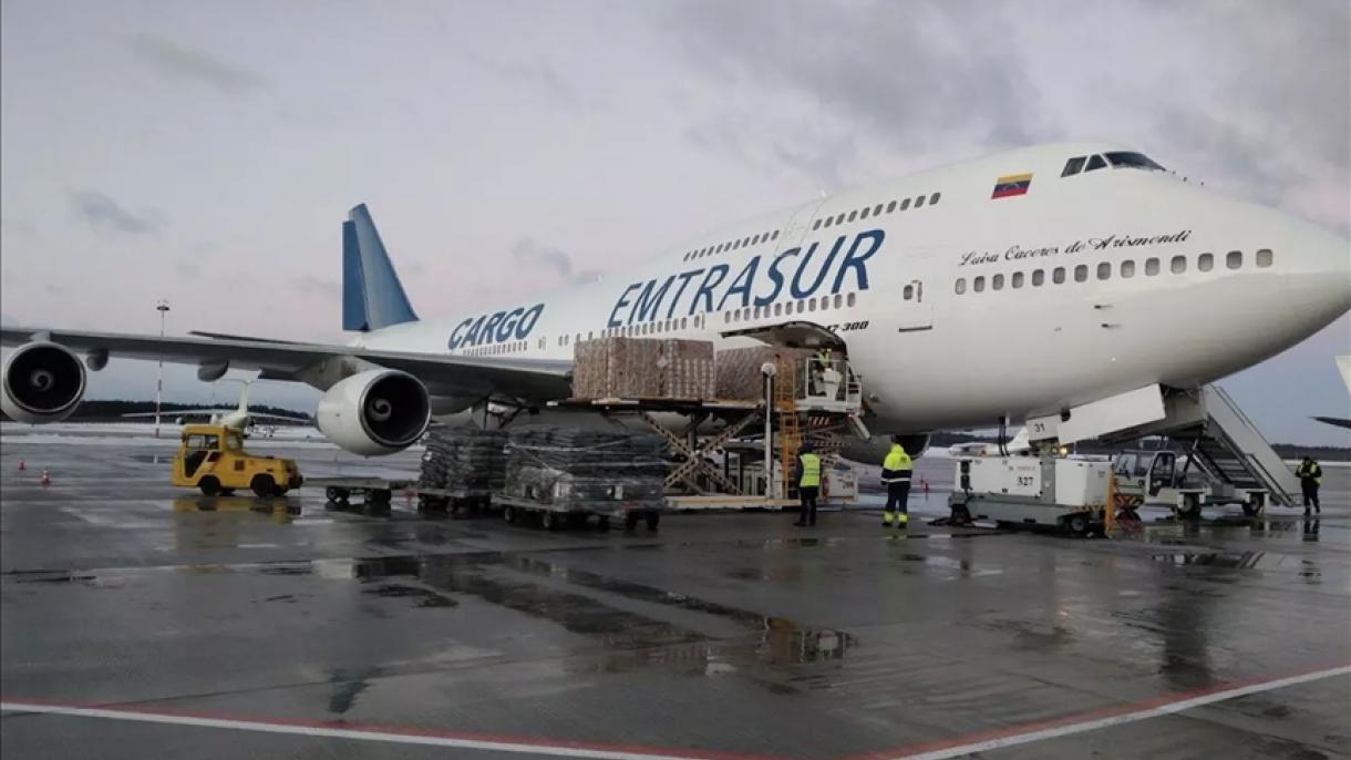 توقیف هواپیمای فروخته شده توسط ایران به ونزوئلا از سوی آمریکا