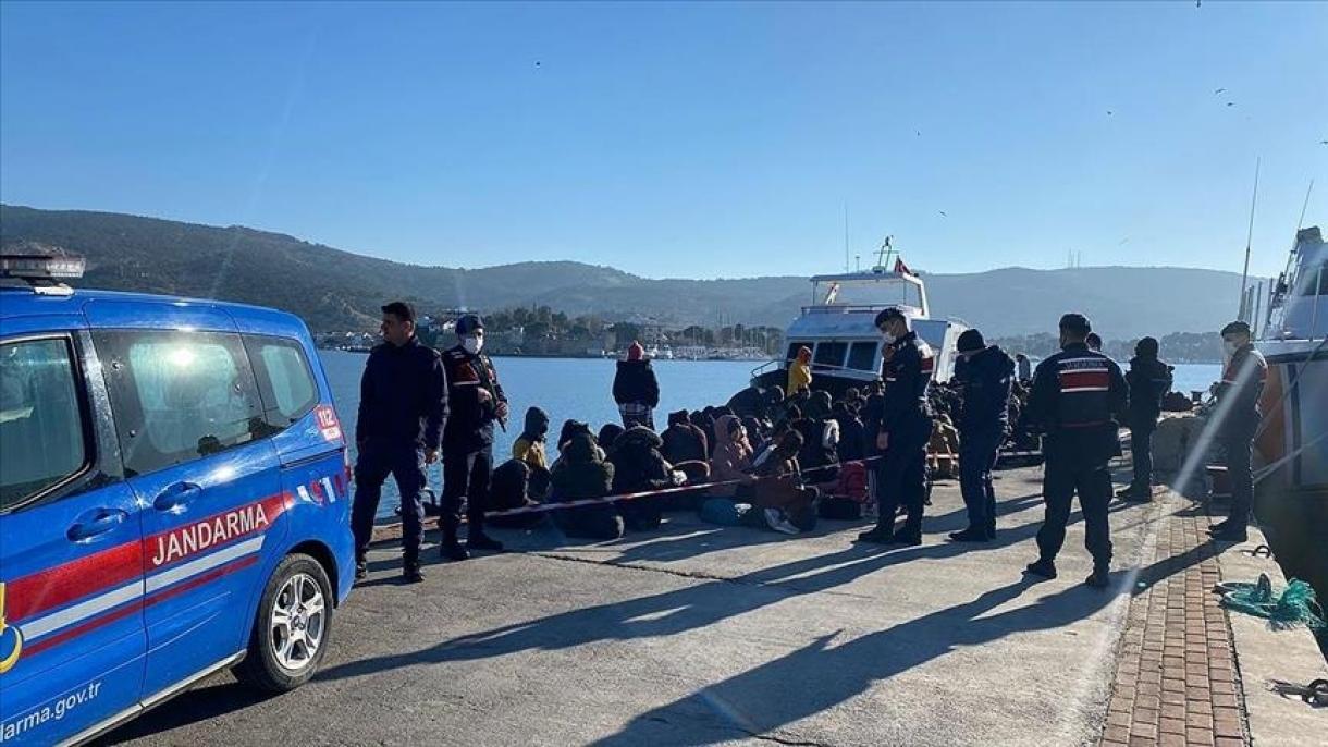 گارد ساحلی تورکیه 46 پناهجوی رانده شده توسط یونان را نجات داد