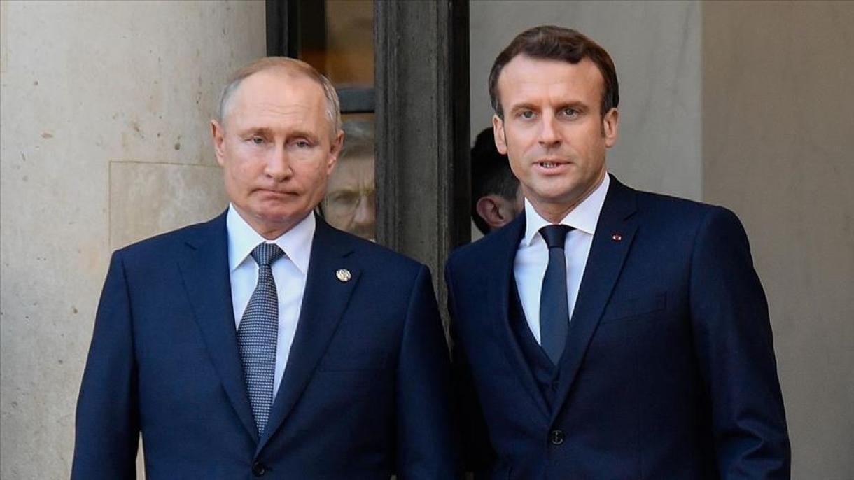 Az ukrán helyzetről egyeztetett Putyin és Macron