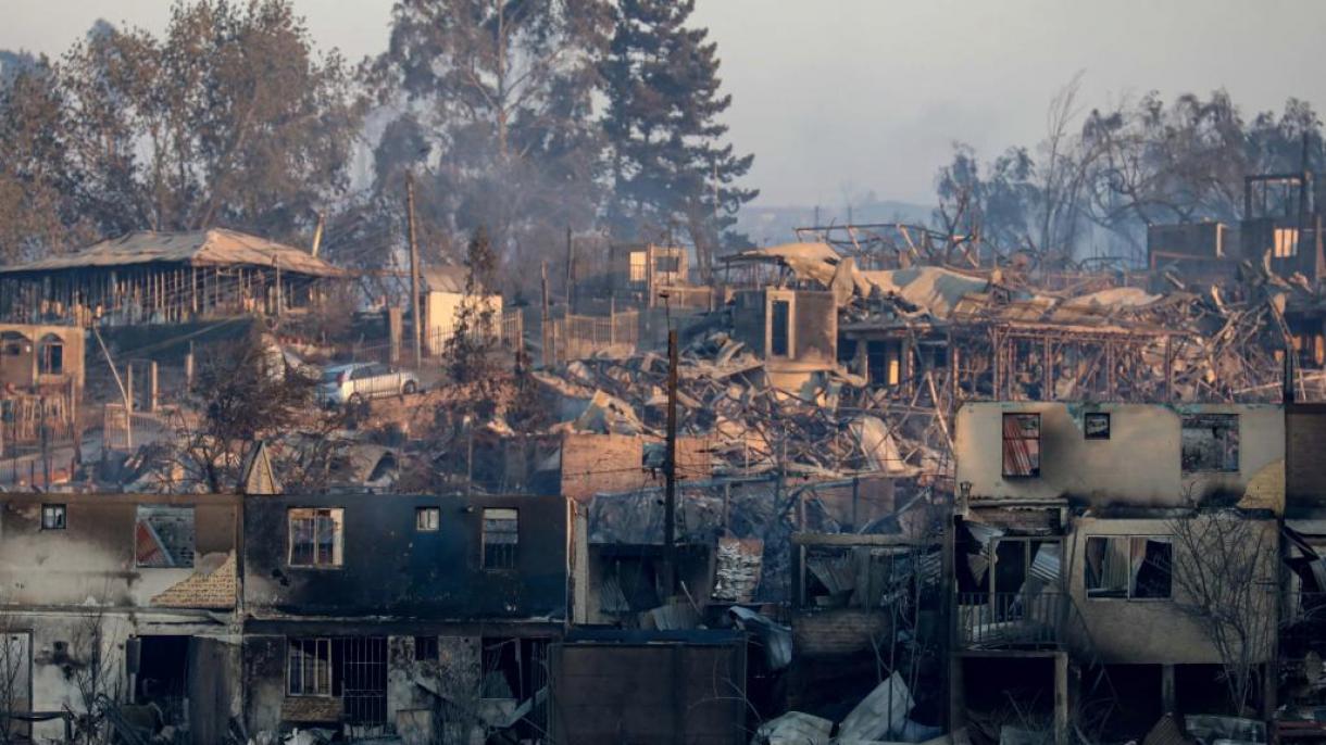 افزایش شمار قربانیان آتش‌سوزی جنگل‌های شیلی
