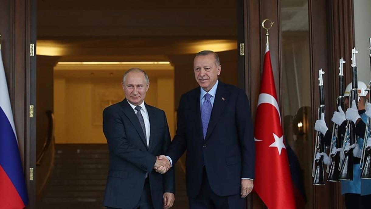 روسیا: پوتین أردوُغان ینگ چاقیلیغینی قابول اتدی