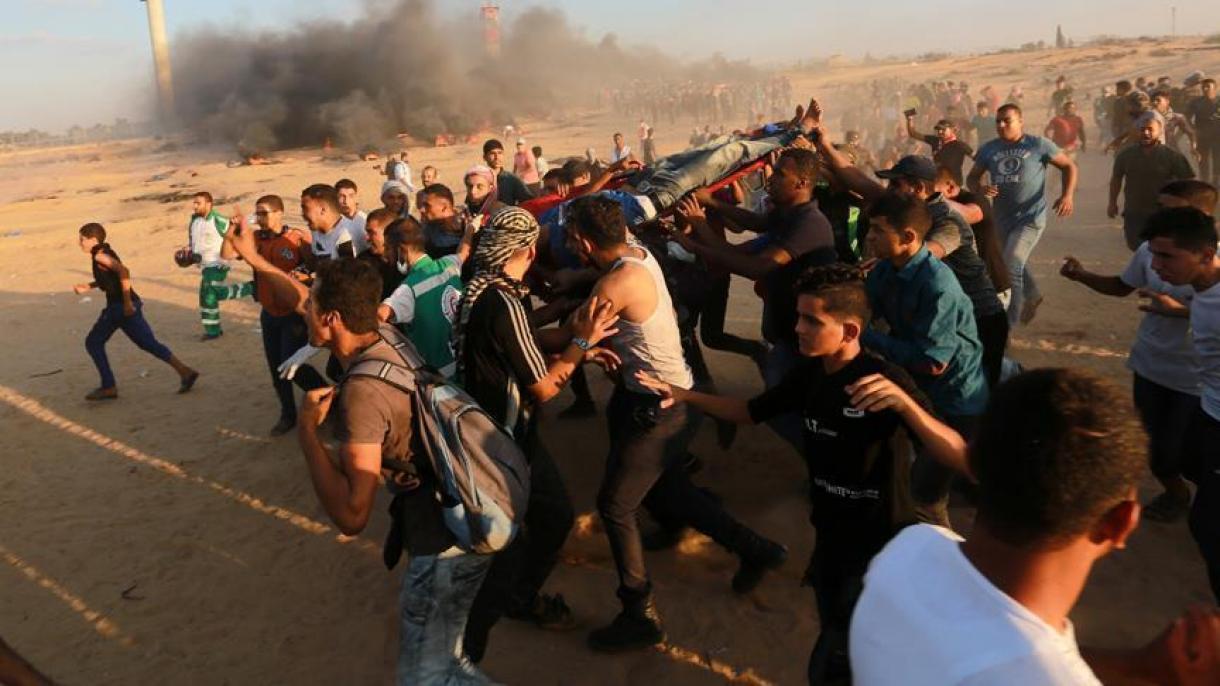 شهادت یک جوان فلسطینی در اثر حمله اسرائیل به غزه