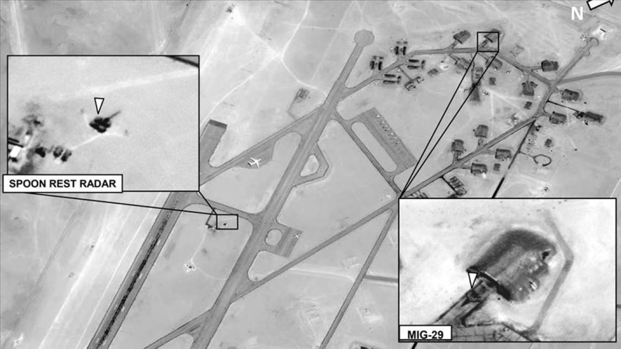 美国公布俄罗斯飞机在利比亚飞行的证据