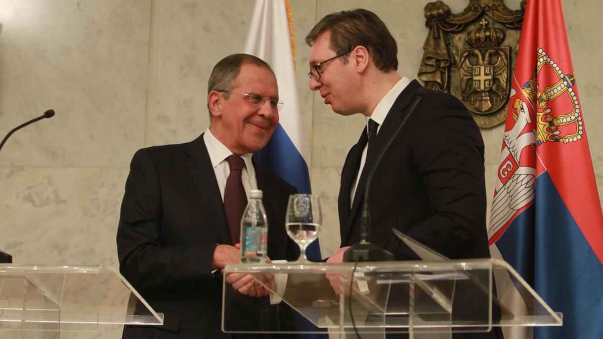 Lavrov Belgrádba látogatott