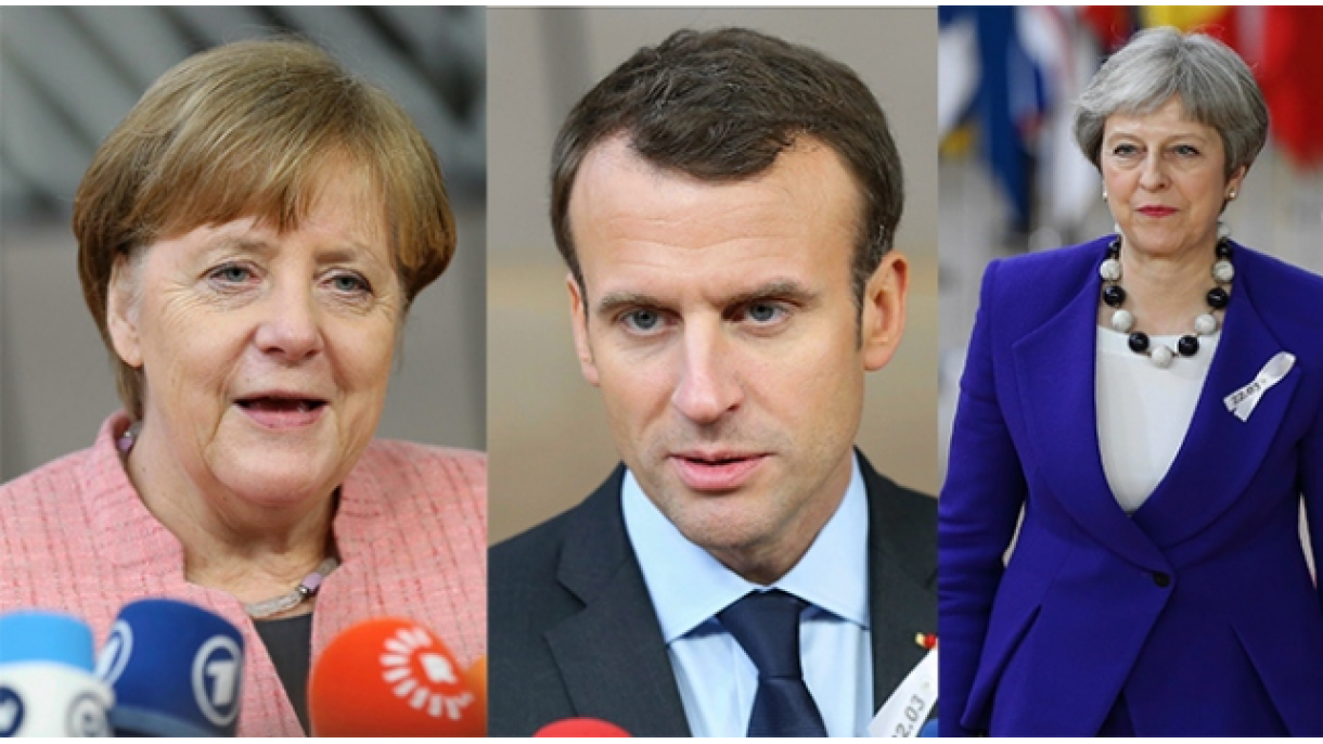 Мей, Макрон и Меркел обсъдиха кризата с Русия...