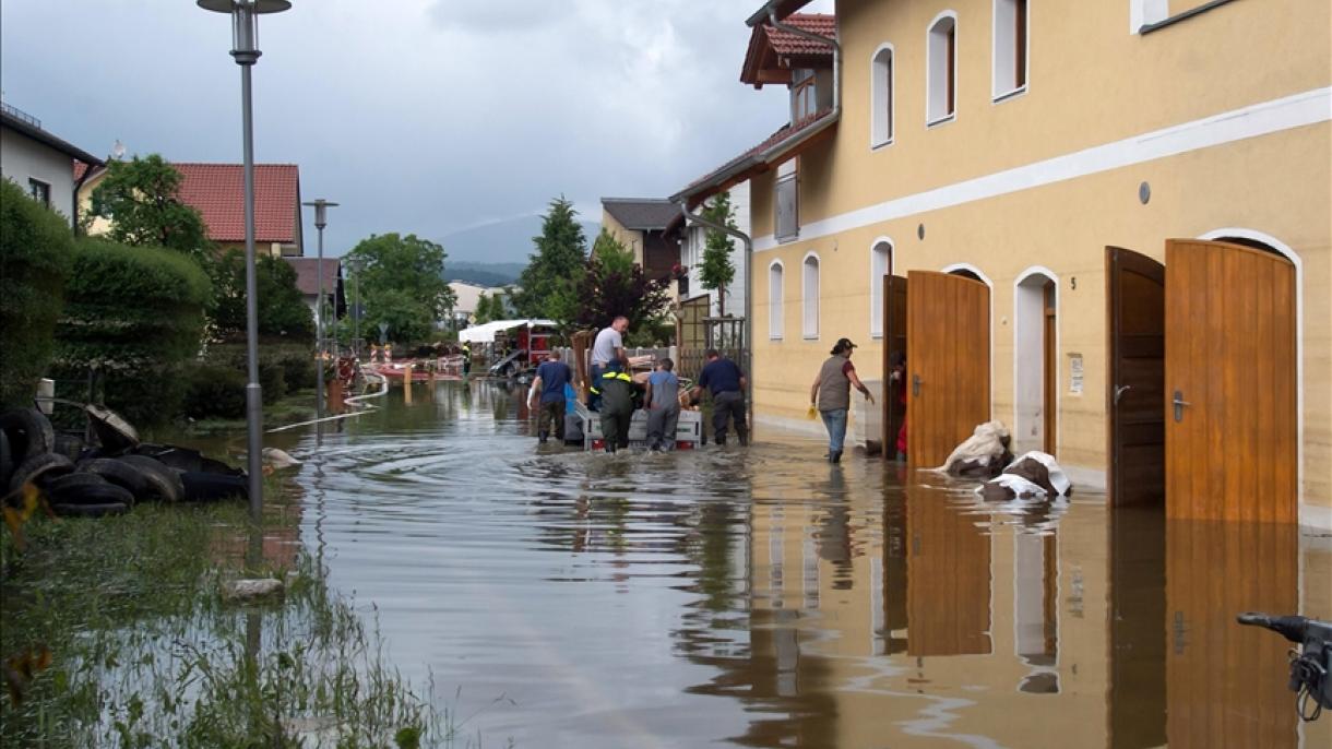 Fuertes lluvias causan estragos en el sur de Alemania