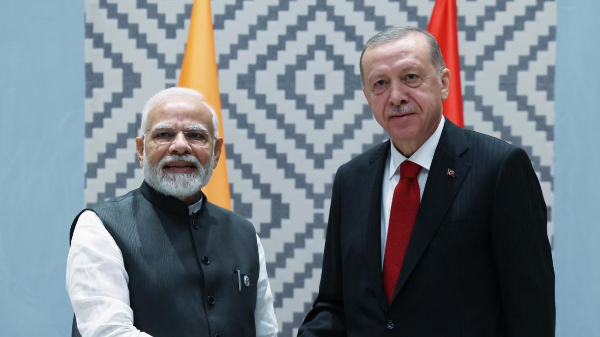 جمهوررئیس اردوغان هندوستان باش وزیری مودی نی قبول قیلدی