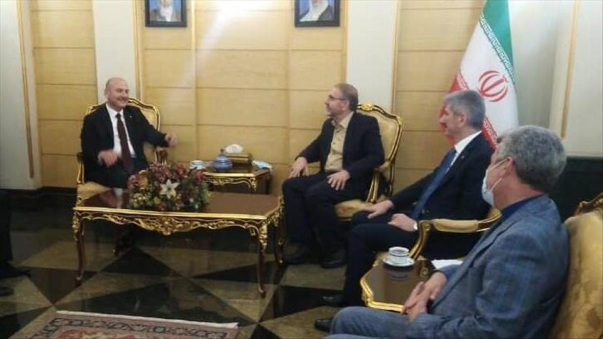 وزرای کشور ترکیه و ایران در تهران دیدار و گفت‌وگو کردند