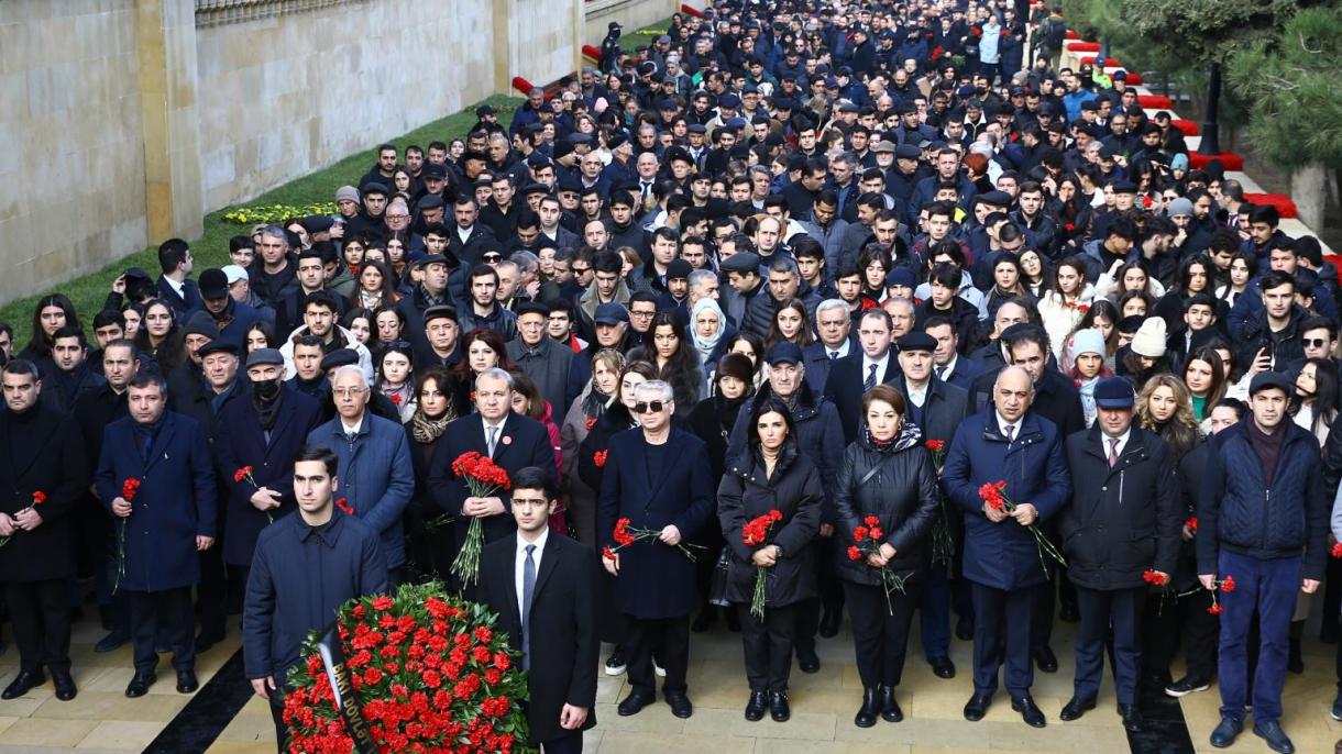 آذربایجان یاد قربانیان قتل عام 20 ژانویه را گرامی می‌‌دارد